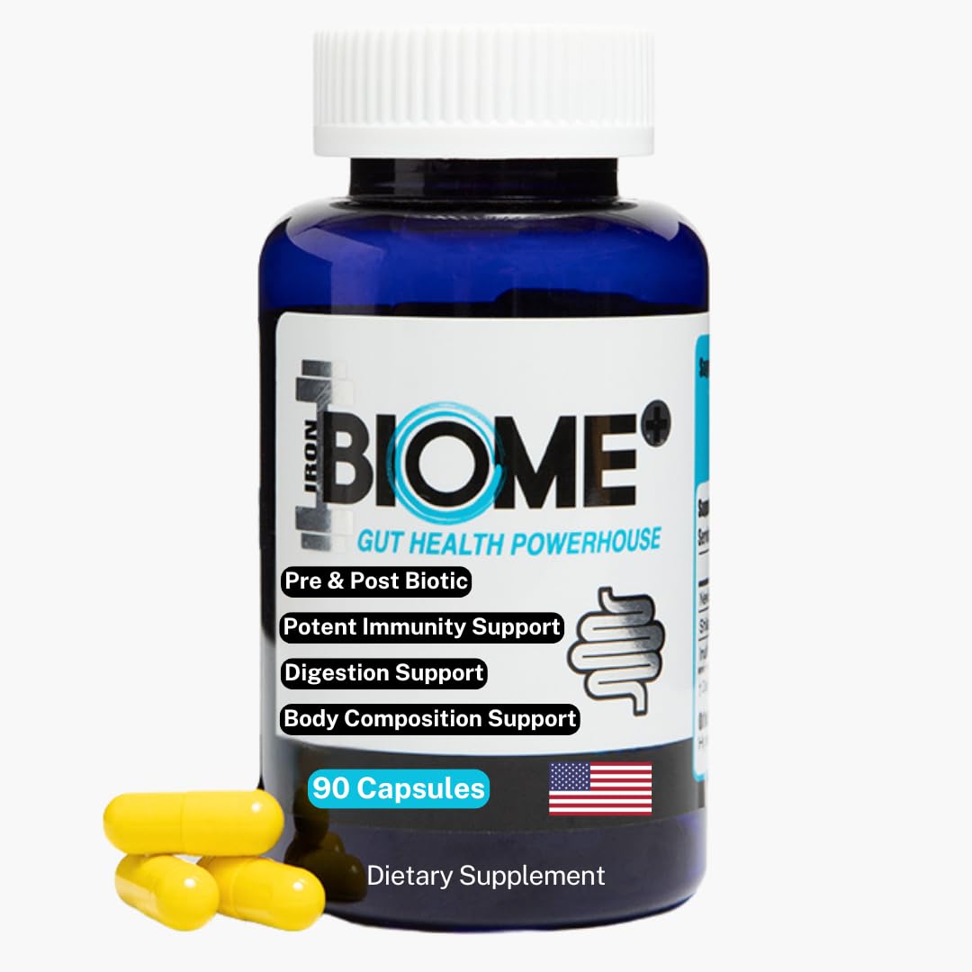 Natural Science Creation Iron Biome+ Gut Health & Metabolic Support Capsules 90 Count