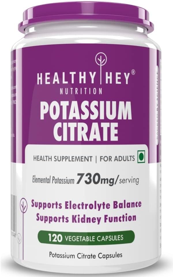 Generic Potassium Citrate 730mg Capsules, 120 Count