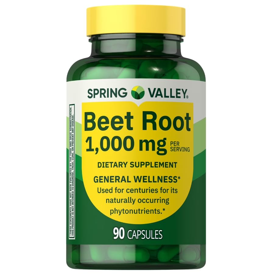 Generic Spring Valley Beet Root Capsule, 90 Count