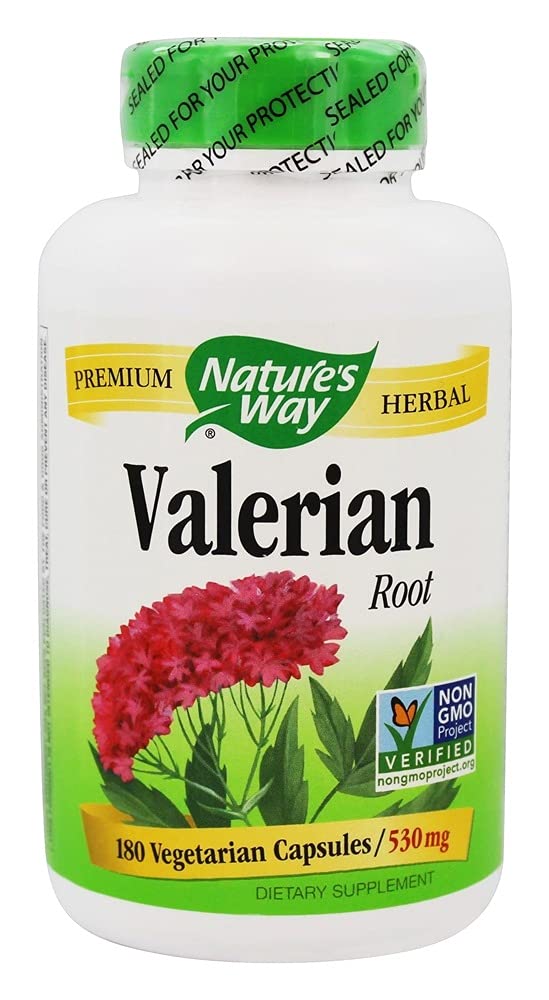 Nature's Way Valerian Root 530 mg, 180 Capsules