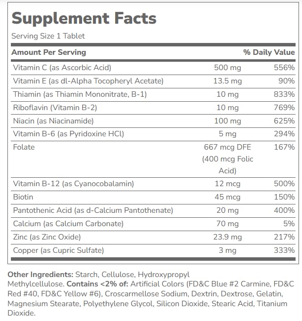 21st Century Vitamin B-Complex with Zinc Powder 264