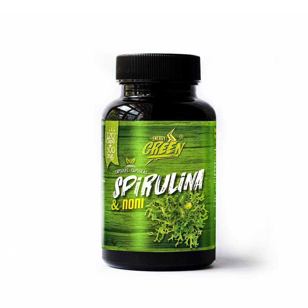 Amazon Andes Healthy Sustainable Fair Spirulina and Noni Capsules, 100 Count