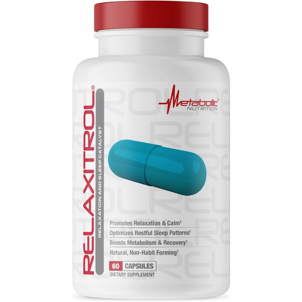 Metabolic Nutrition Relaxitrol - Relaxation and Sleep Catalyst Capsule, 60 Capsules