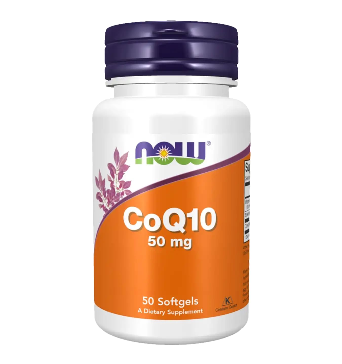 NOW Foods CoQ10 50mg Softgels 50 Count