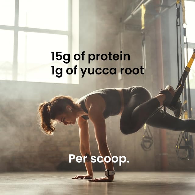 SUPER POWER PROTEIN Hydrolyzed Beef Collagen Peptides Powder with Cordyceps & Yucca Root Mango Flavor, 10 oz