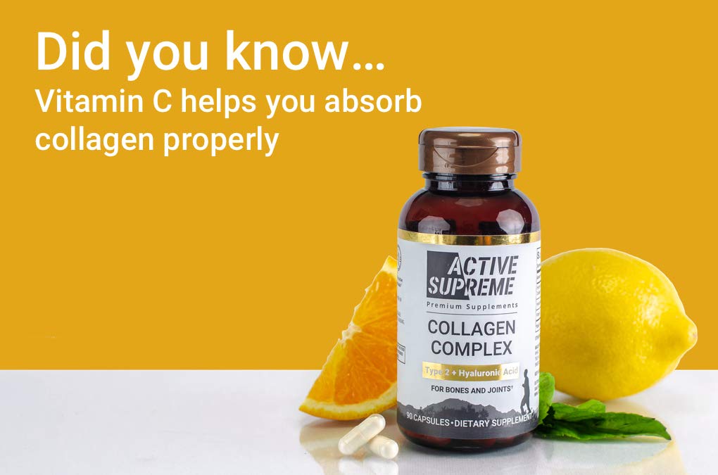 Active Supreme Type 2 Collagen for Joint Support Capsule, 90 Count
