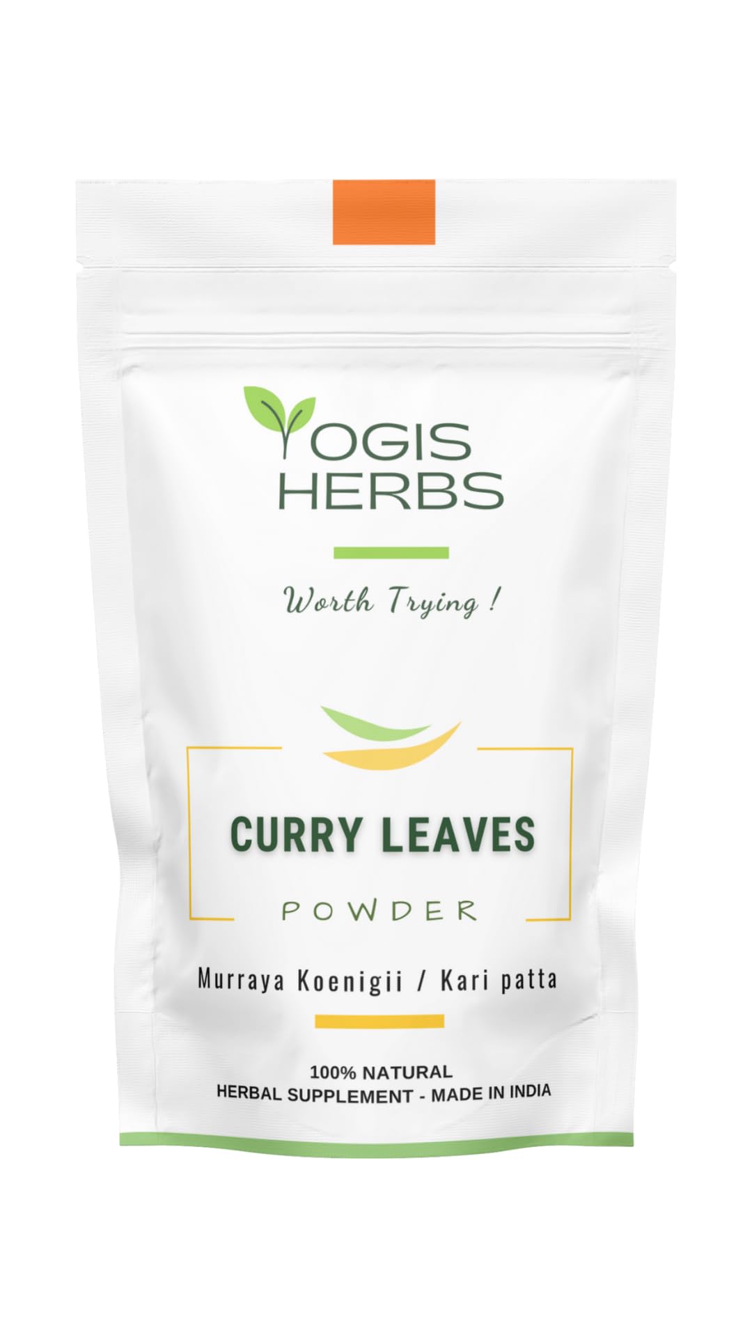 YOGIS HERBS Curry Leaf Powder 8 Ounce