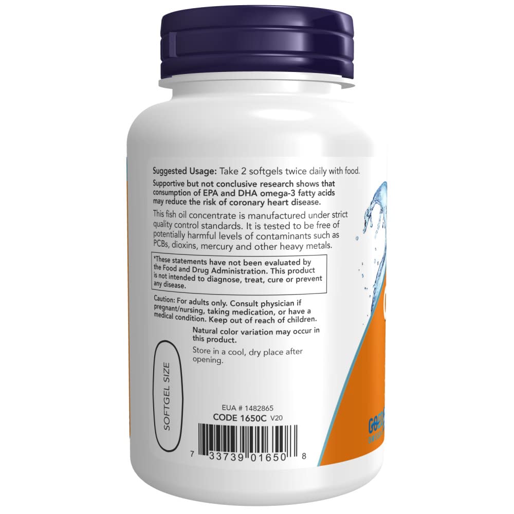 NOW Foods Omega-3 2000mg Softgels 200 Count
