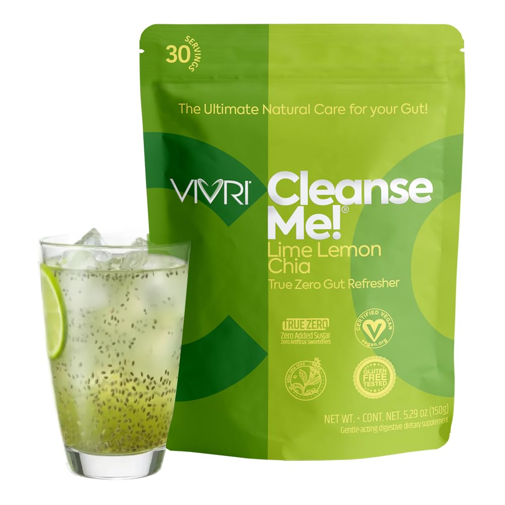 VIVRI CleanseMe! Powder 5.29 Ounce Lime Lemon Flavor