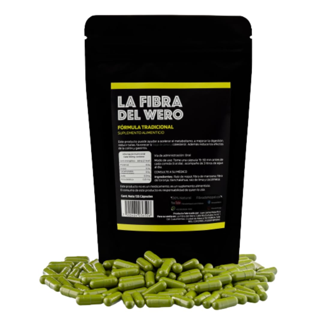 La Fibra del Wero Cactus Fiber with Pink Grapefruit Capsule, 1 Capsule