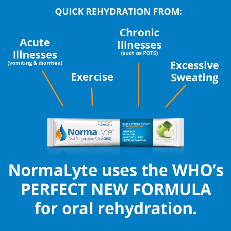 NormaLyte Oral Rehydration Salts Powder, 3 Pack