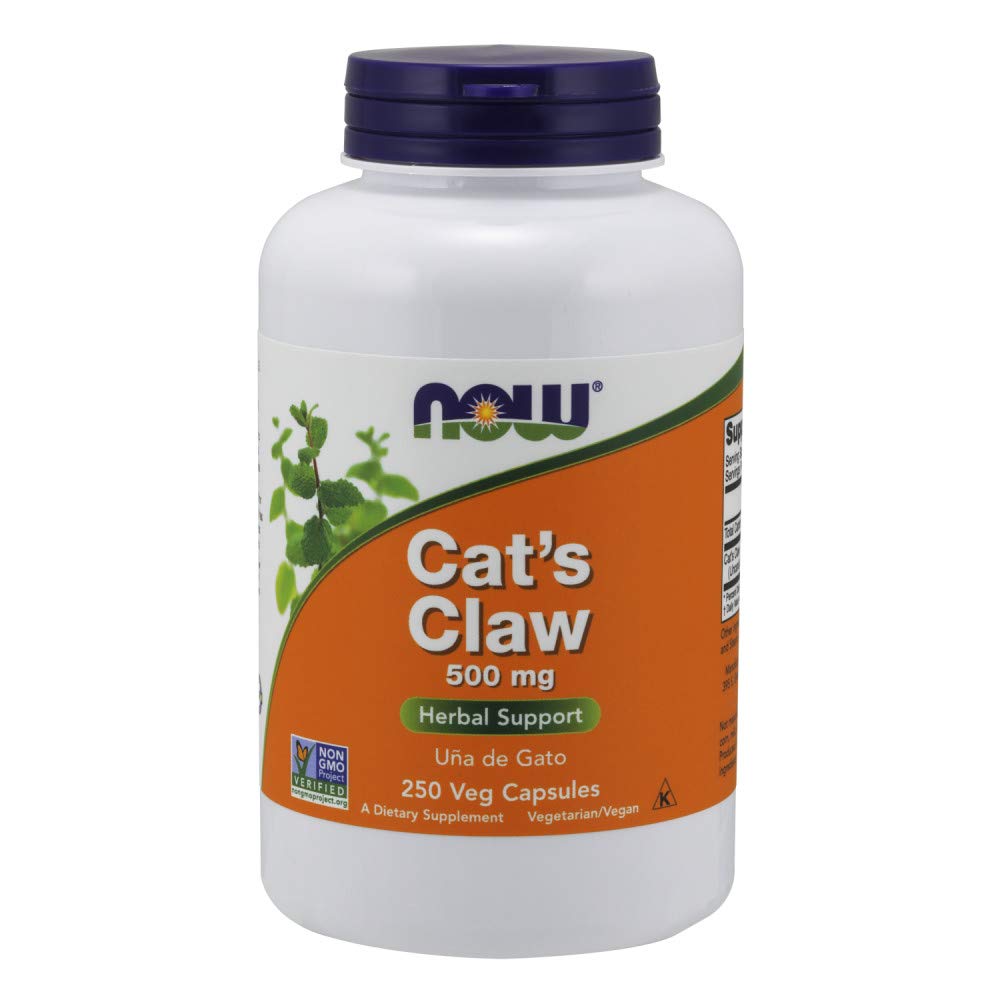 NOW Foods Cat's Claw 500mg Vegetarian Capsules 250