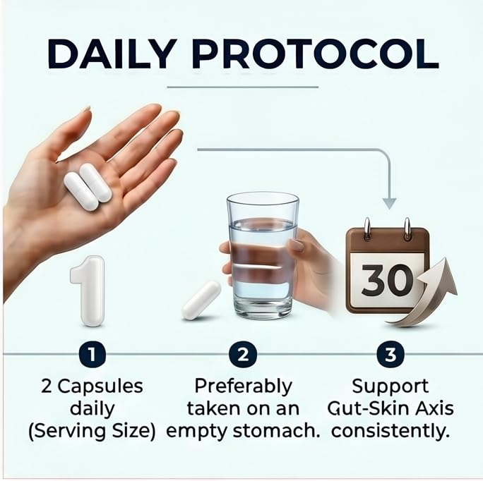 HerbX Skin Probiotic Veggie Capsules, 120 Capsules