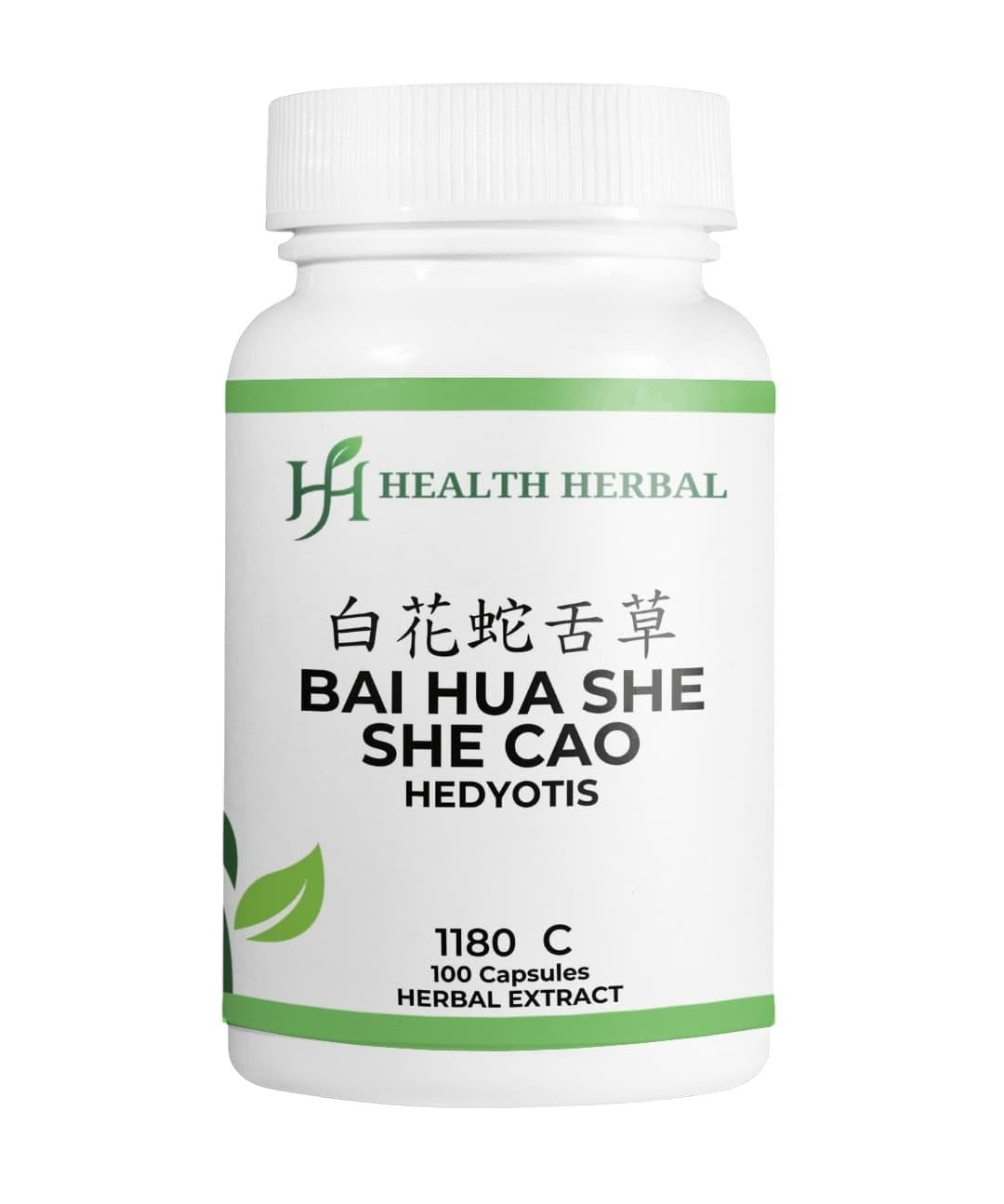 Health Herbal Bai Hua She She Cao/Hedyotis 100 Capsules