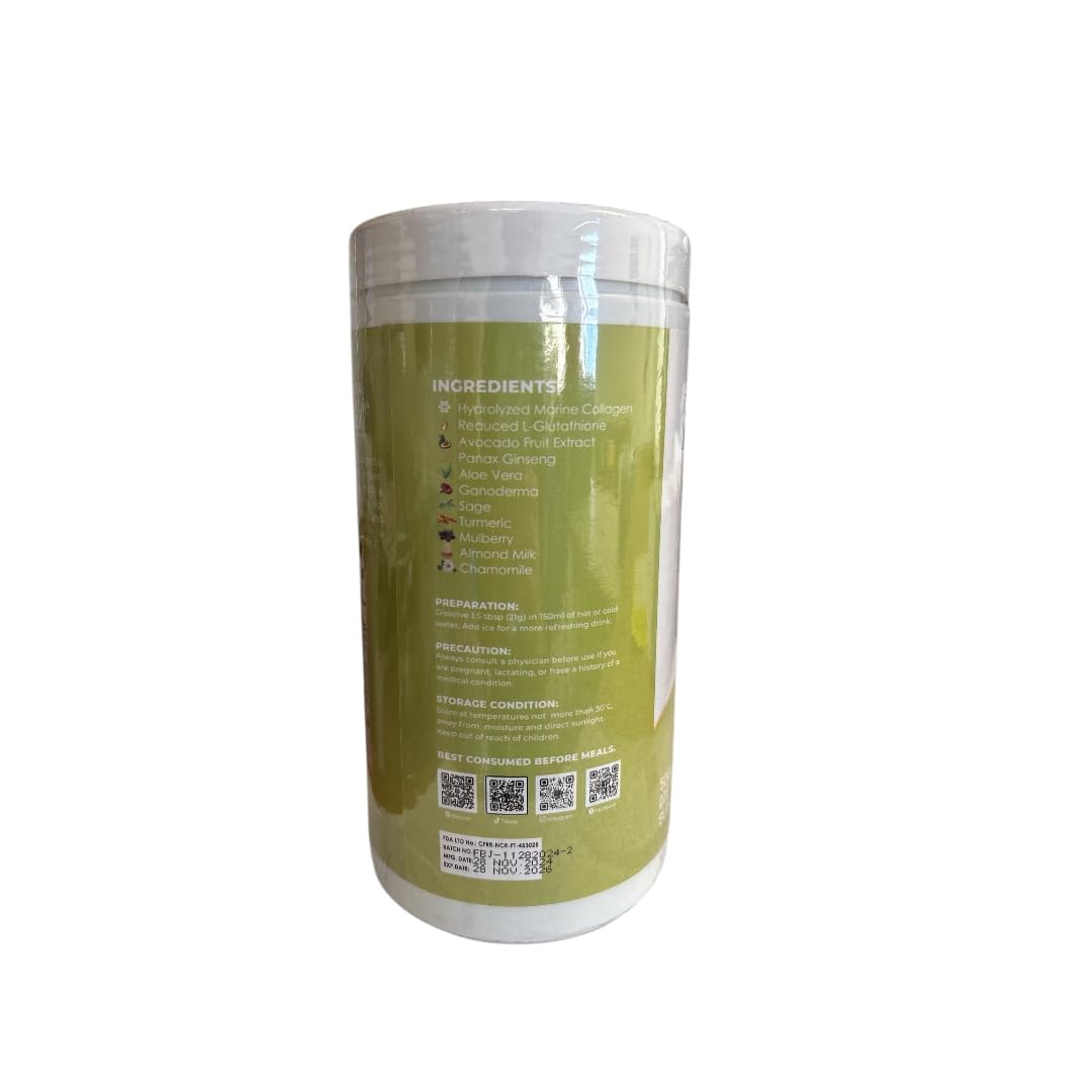 Beauty Milk Luxe Slim Half Kilo Beauty Smoothie Avocado Hydrolyzed Marine Collagen Drink Powder 17