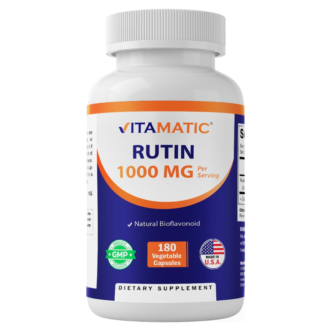 Vitamatic Rutin (500 mg per Capsule) 180 Capsules