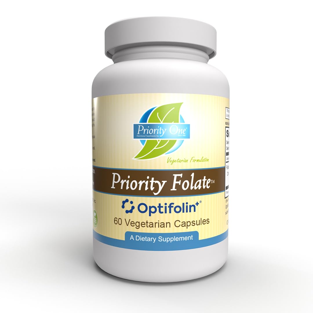 Priority One Priority Folate Capsules 60 Capsules