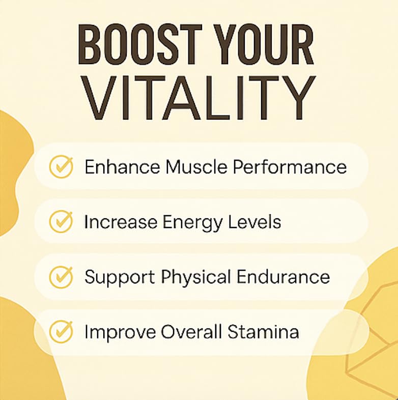 Pinnacle Rise Herbal Energy & Vitality Supplement for Men – Ginseng, Maca, Tribulus, Tongkat Ali & Epimedium – Supports Endurance & Daily Performance, 10 Capsules