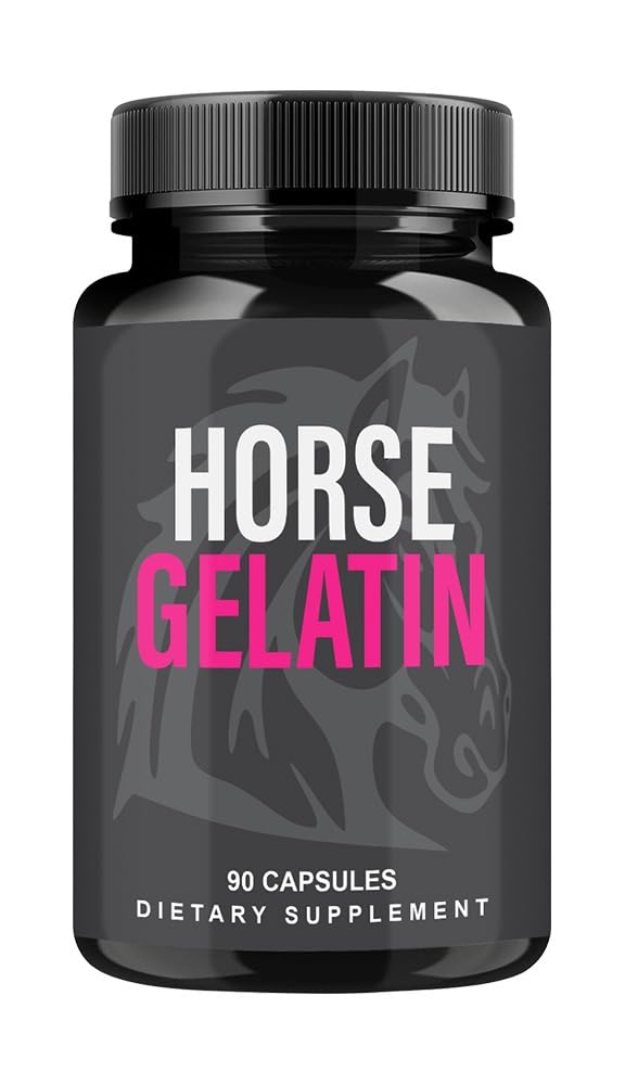nutradash Horse Gelatin for Men Capsules 90 Count