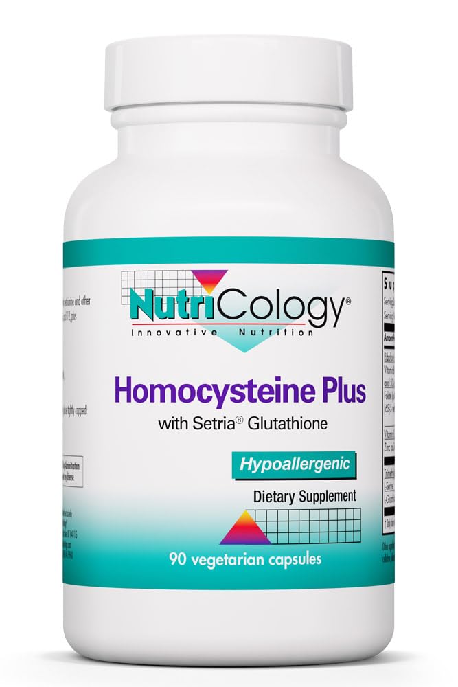 Allergy Research Group Nutricology Homocysteine Plus Capsules 90 Count