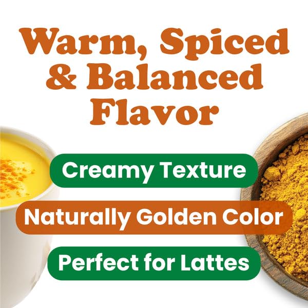 Food to Live Organic Golden Milk Mix Powder 8 Ounces Non-GMO Kosher Vegan