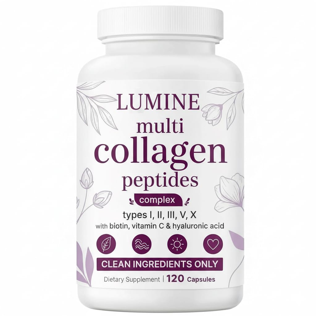 LUMINE Multi Collagen Peptides Capsule 120 Count