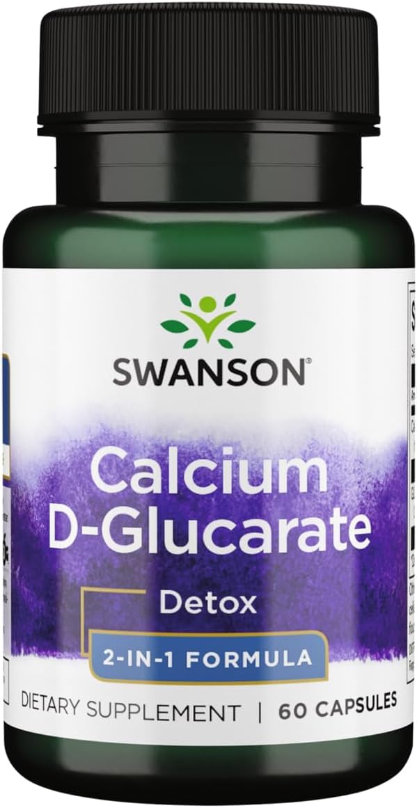Swanson Calcium D-Glucarate 250 Milligrams Capsules 60 Count