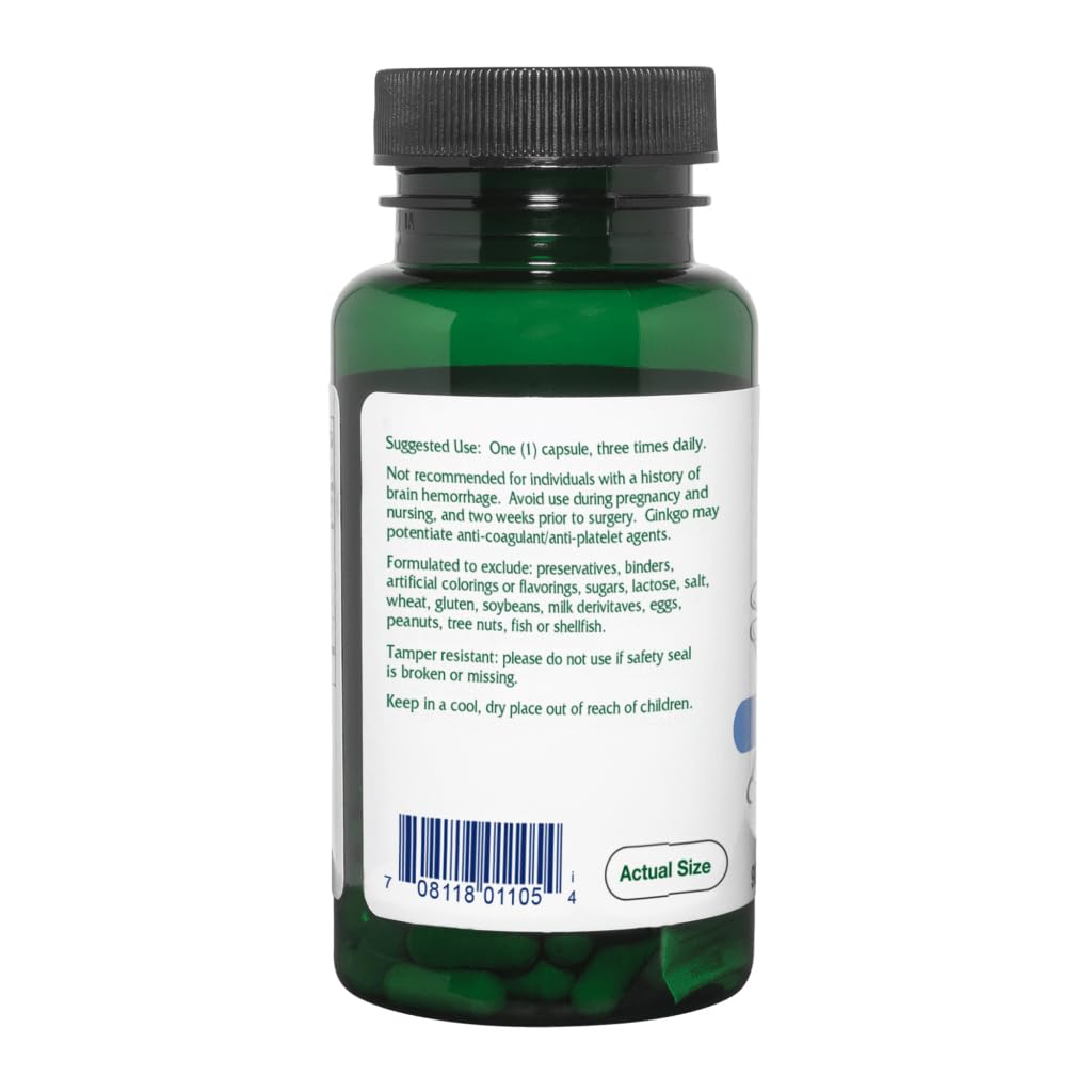 Vitanica Ginkgo Biloba Extract Capsules, 90 Count