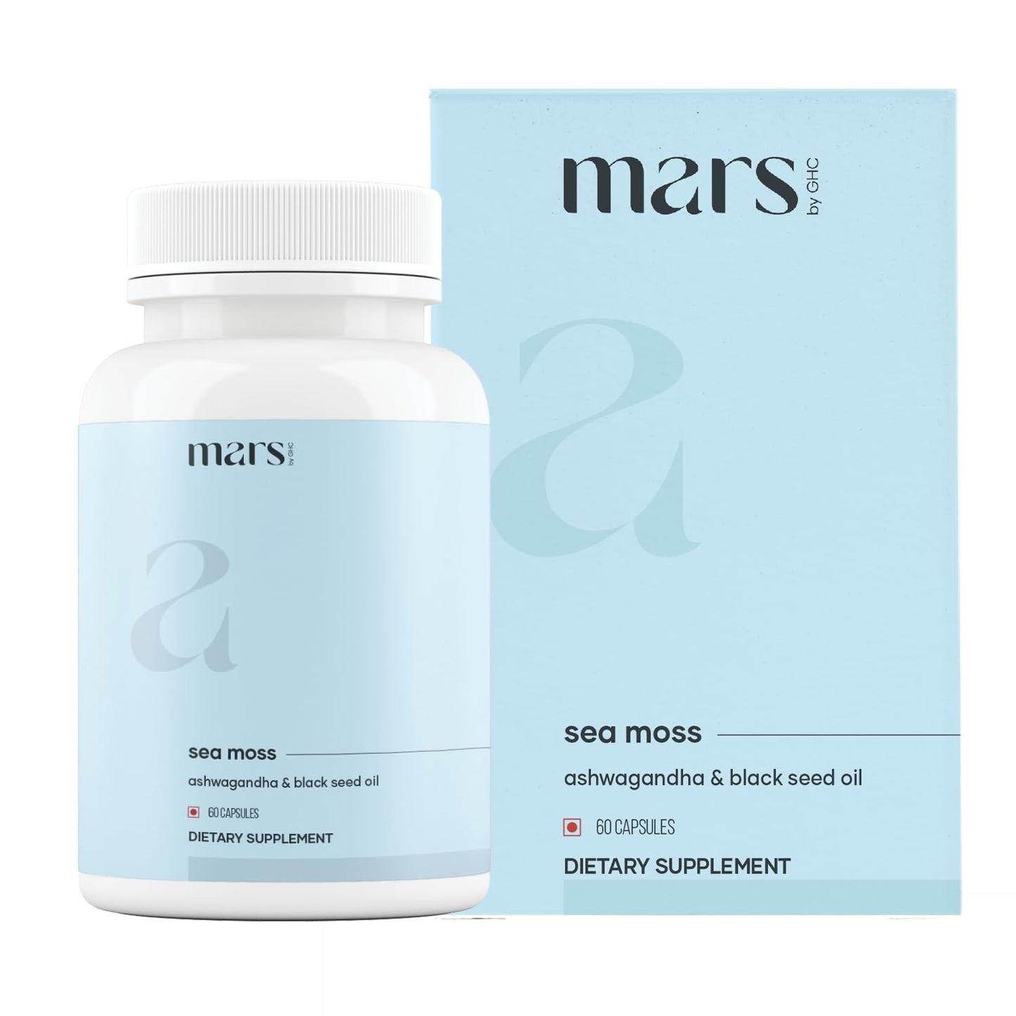 Mars by GHC Sea Moss 180 Capsules