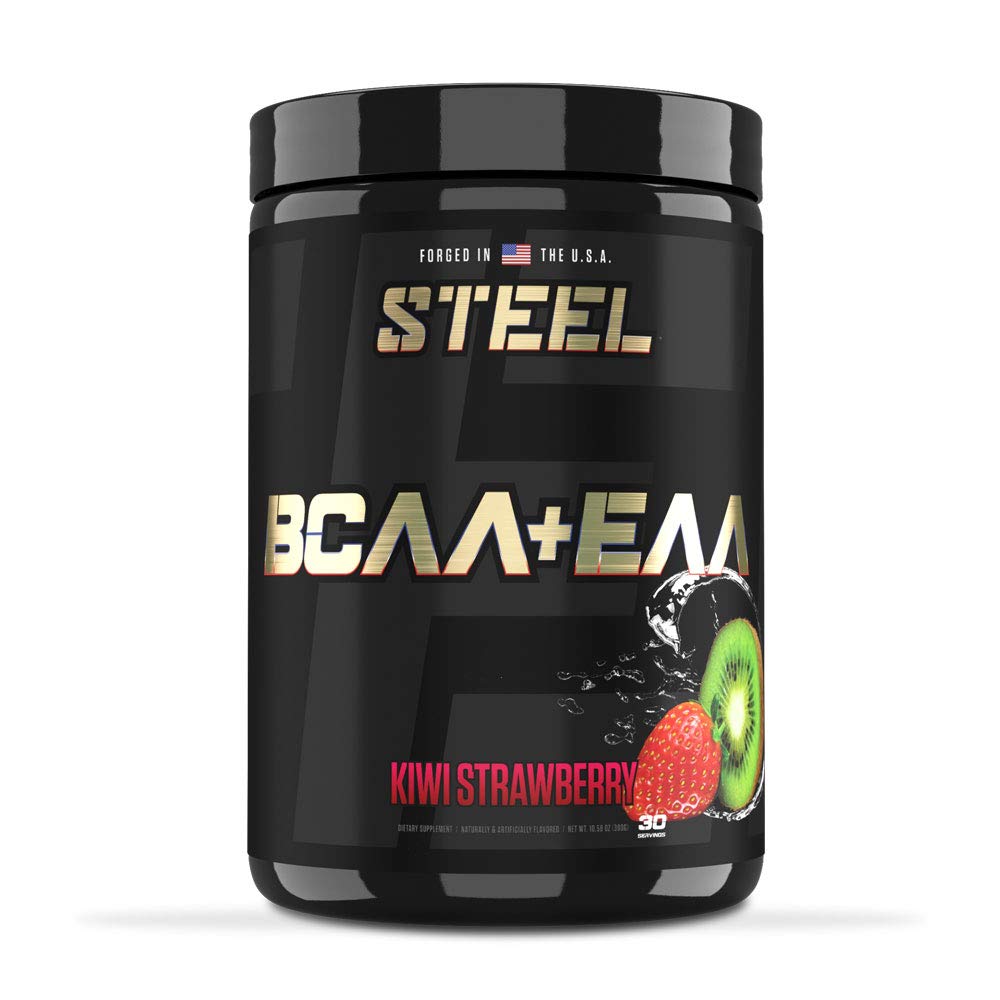 Steel Supplements High Performance BCAA EAA Powder, 10.58 Ounce