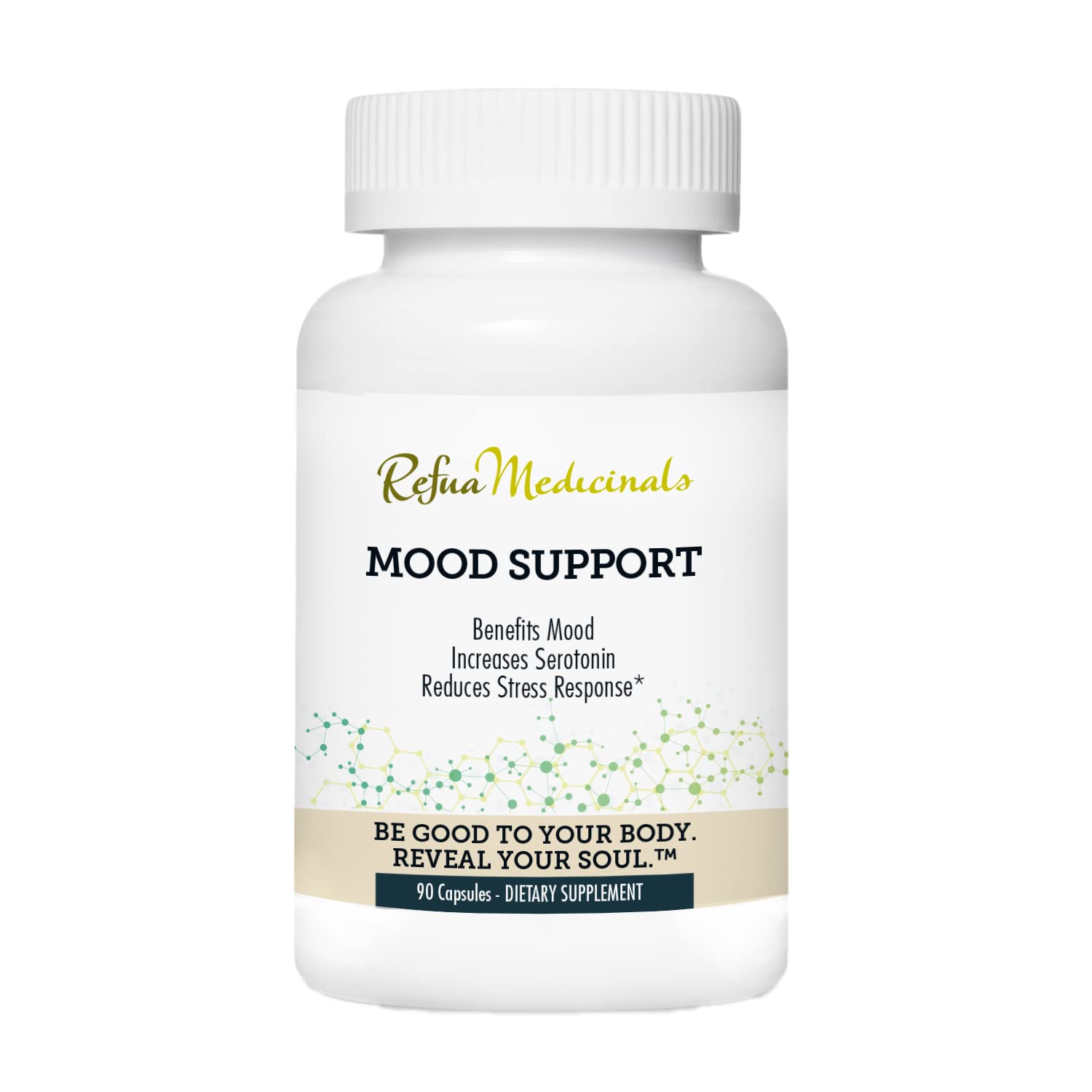 Refua Mood Support - Supports Serotonin Production, 90 Capsules