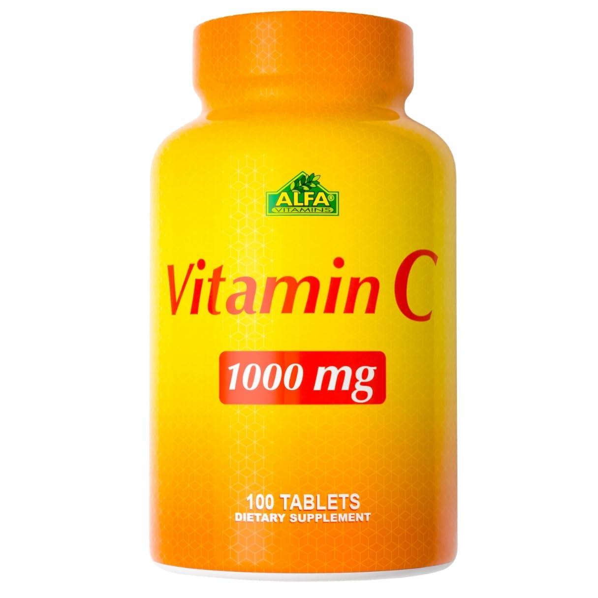 ALFA VITAMINS Vitamin C Supplement 1000mg Tablet, 100 Tablets