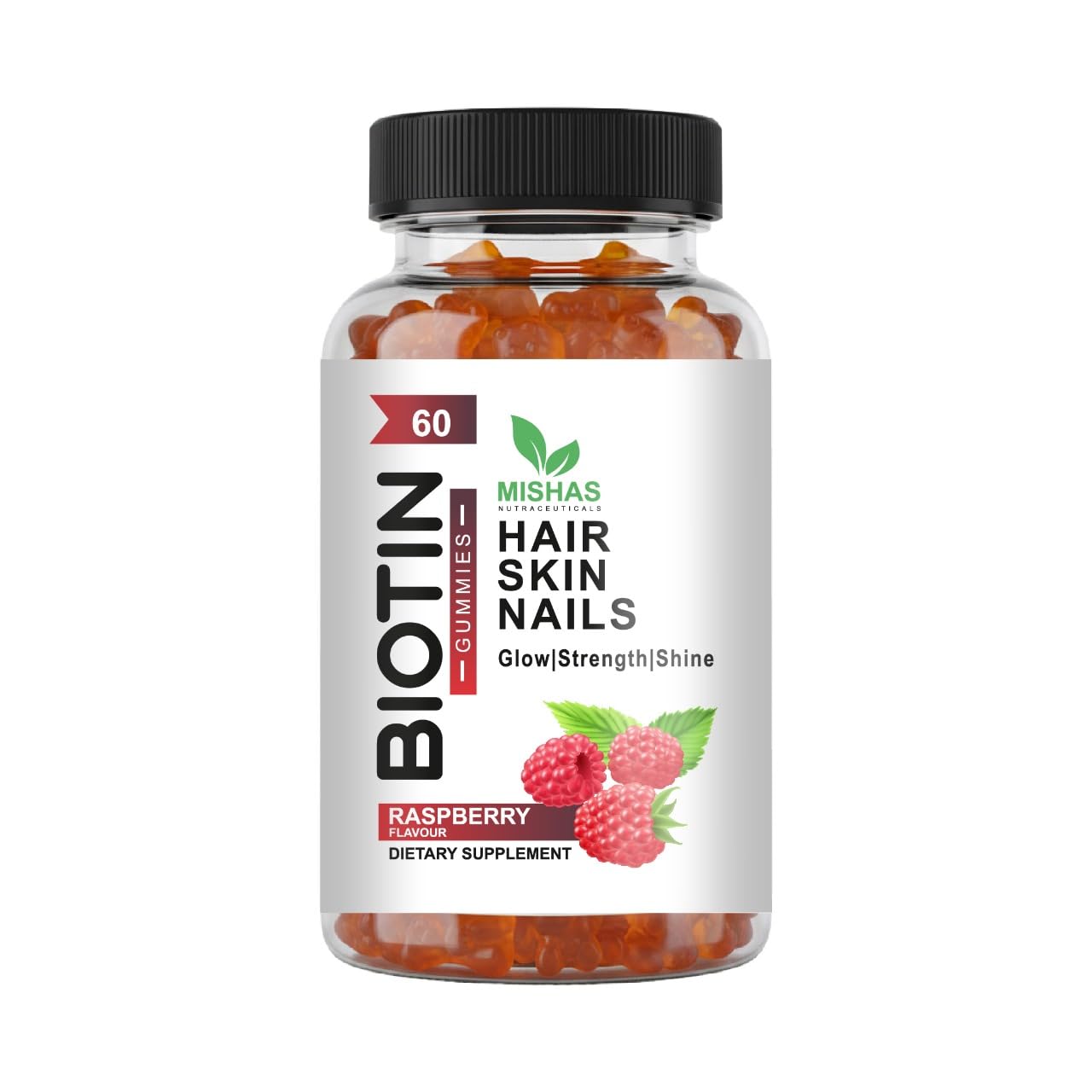 Mishas Hair Skin & Nails Gummies 60 Count