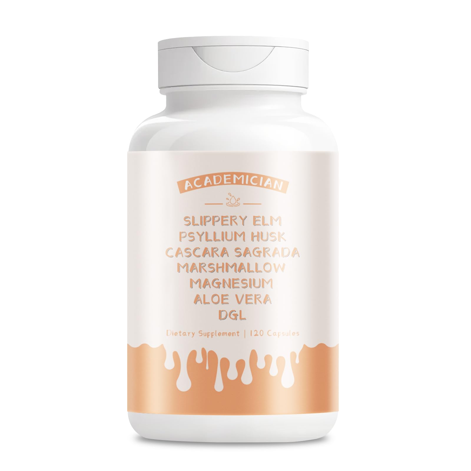 ACADEMICIAN Psyllium Husk Capsules, 120 Count