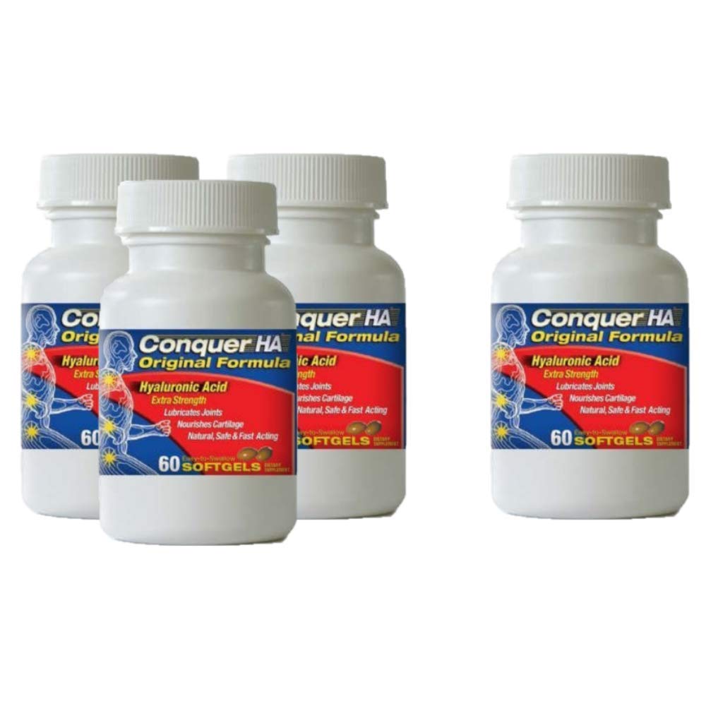 Conquer HA Hyaluronic Acid Softgels, 240 Count