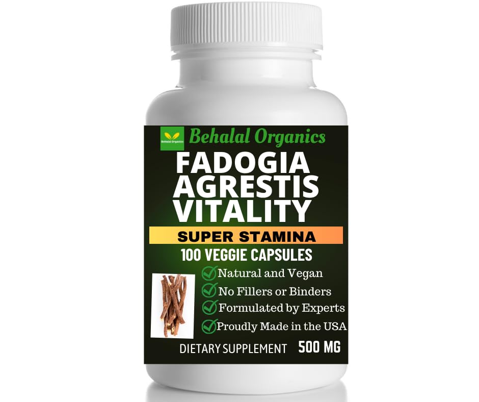 Behalal Organics Fadogia Agrestis Capsules 100 Count