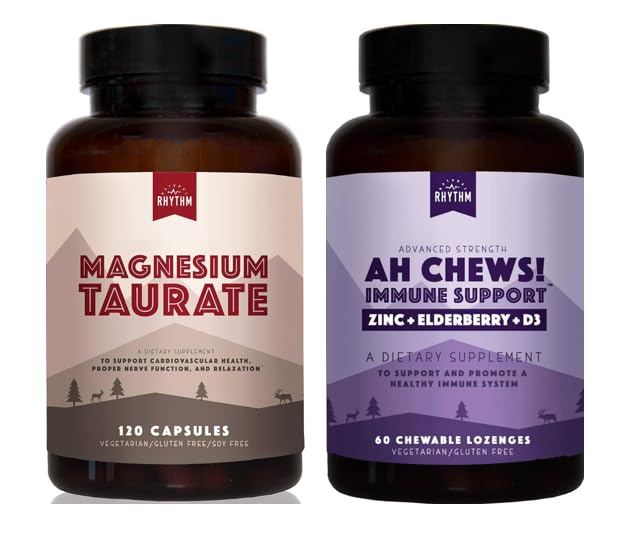 Natural Rhythm Magnesium Taurate Capsule Bundle 2-Pack