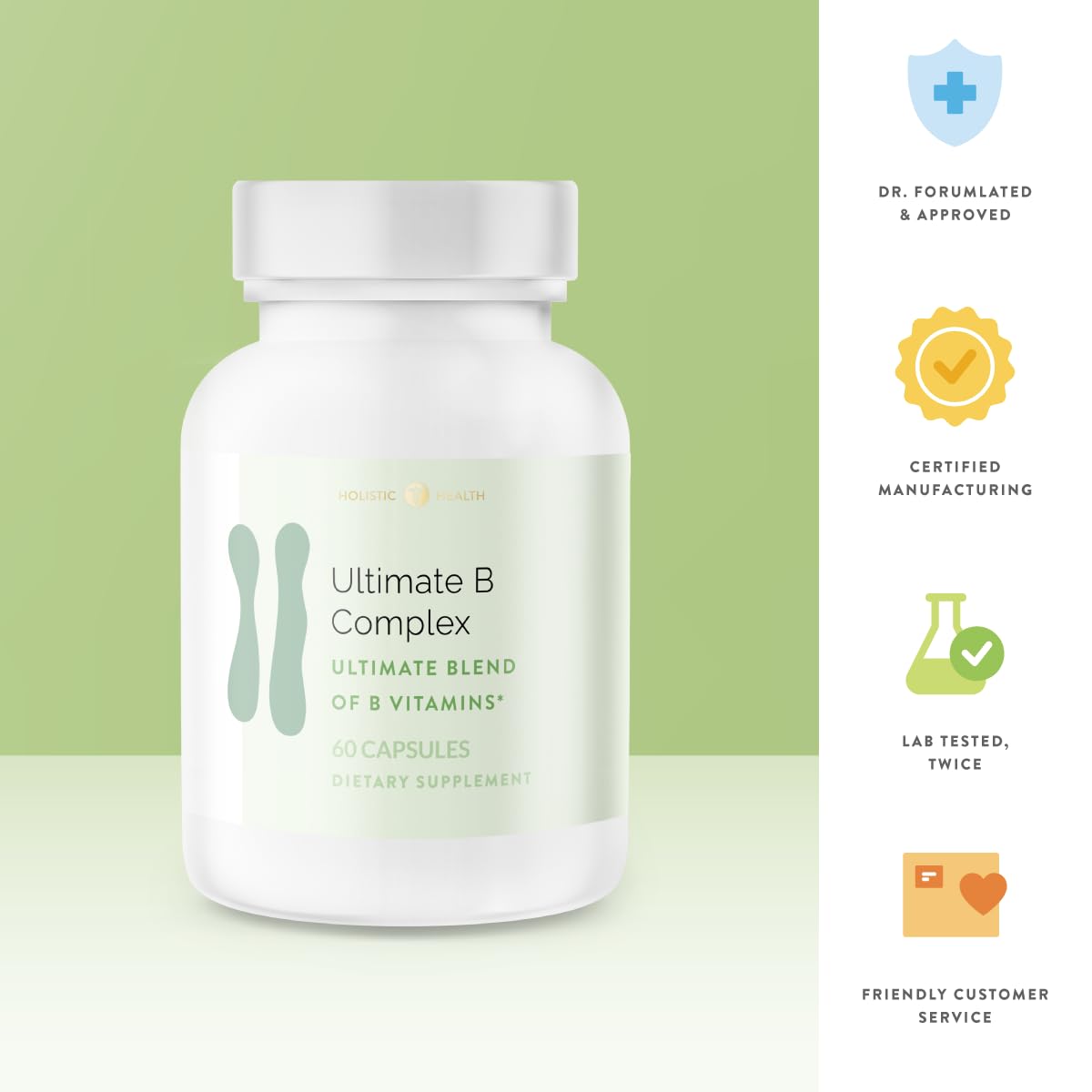 Holistic Health Ultimate B Complex Capsule 60 Capsules
