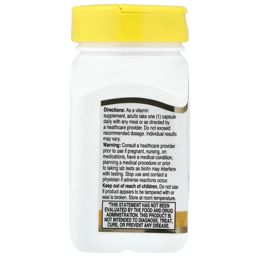 21st Century Biotin 5000 mcg Capsules, 330 Count
