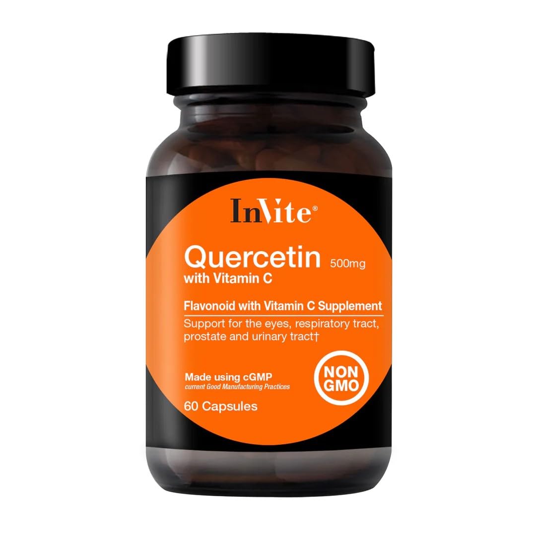 Invite Health Quercetin with Vitamin C Capsule 60 Count