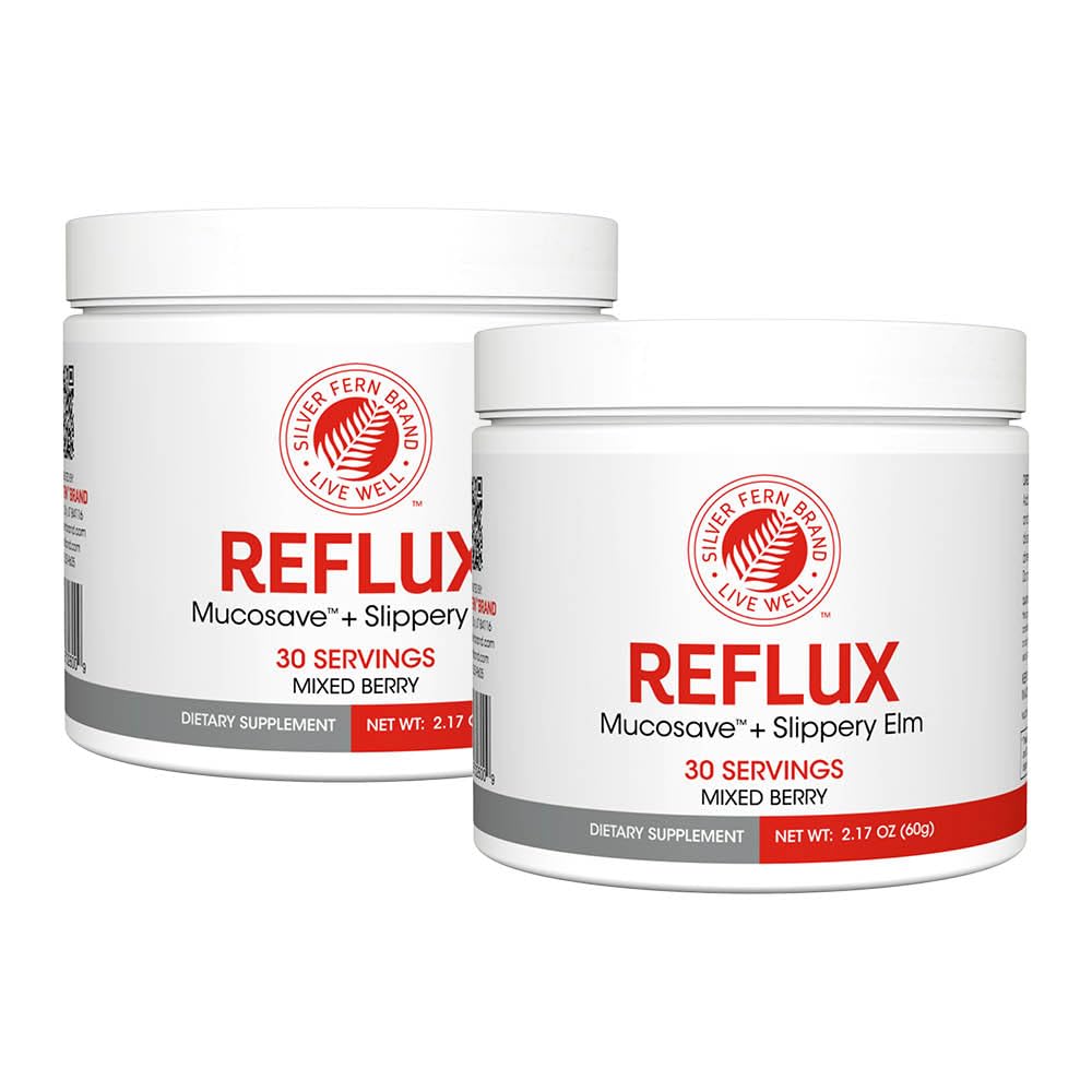 Silver Fern Reflux Digestive Supplement Powder, 4.34 oz (Pack of 2)