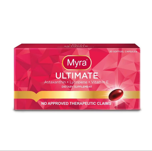 Generic Myra Utimate with Astaxanthin, Lycopene and Vitamin E Softgel 1 Count