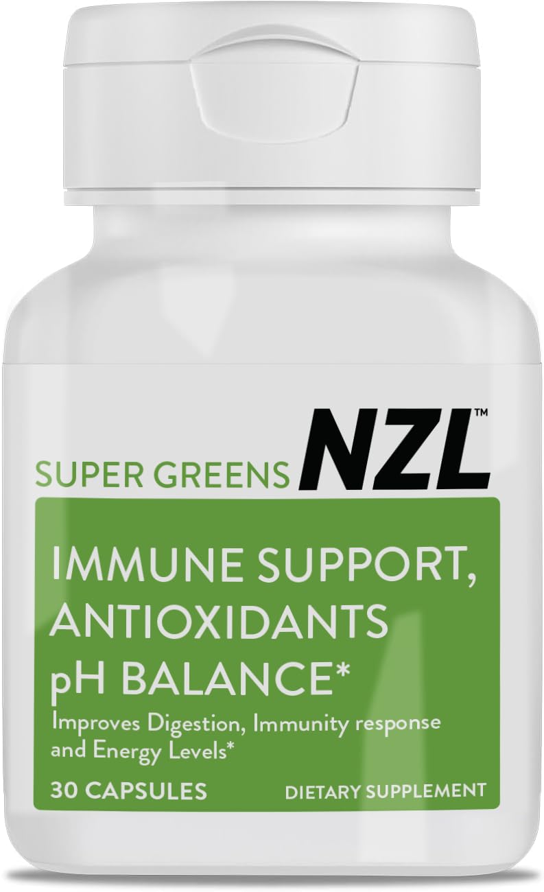 OMEGANZL NZL Super Greens Capsule, 30 Count