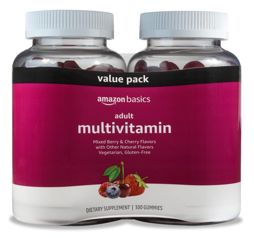 Amazon Basics Adult Multivitamin Gummies 300 Count