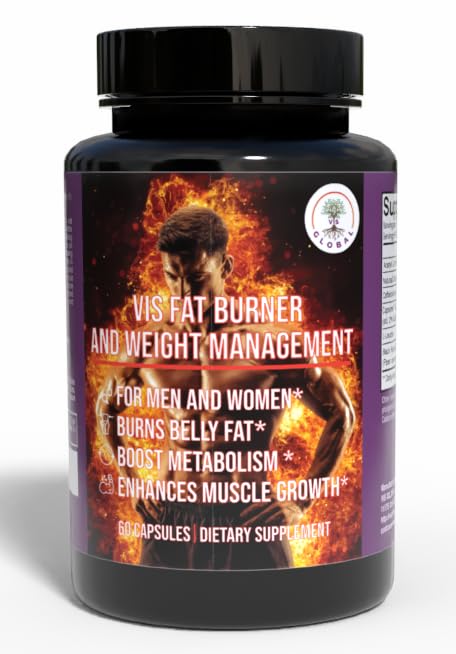 Vis Global Fat Burner Weight Loss Supplement Capsule, 60 Count