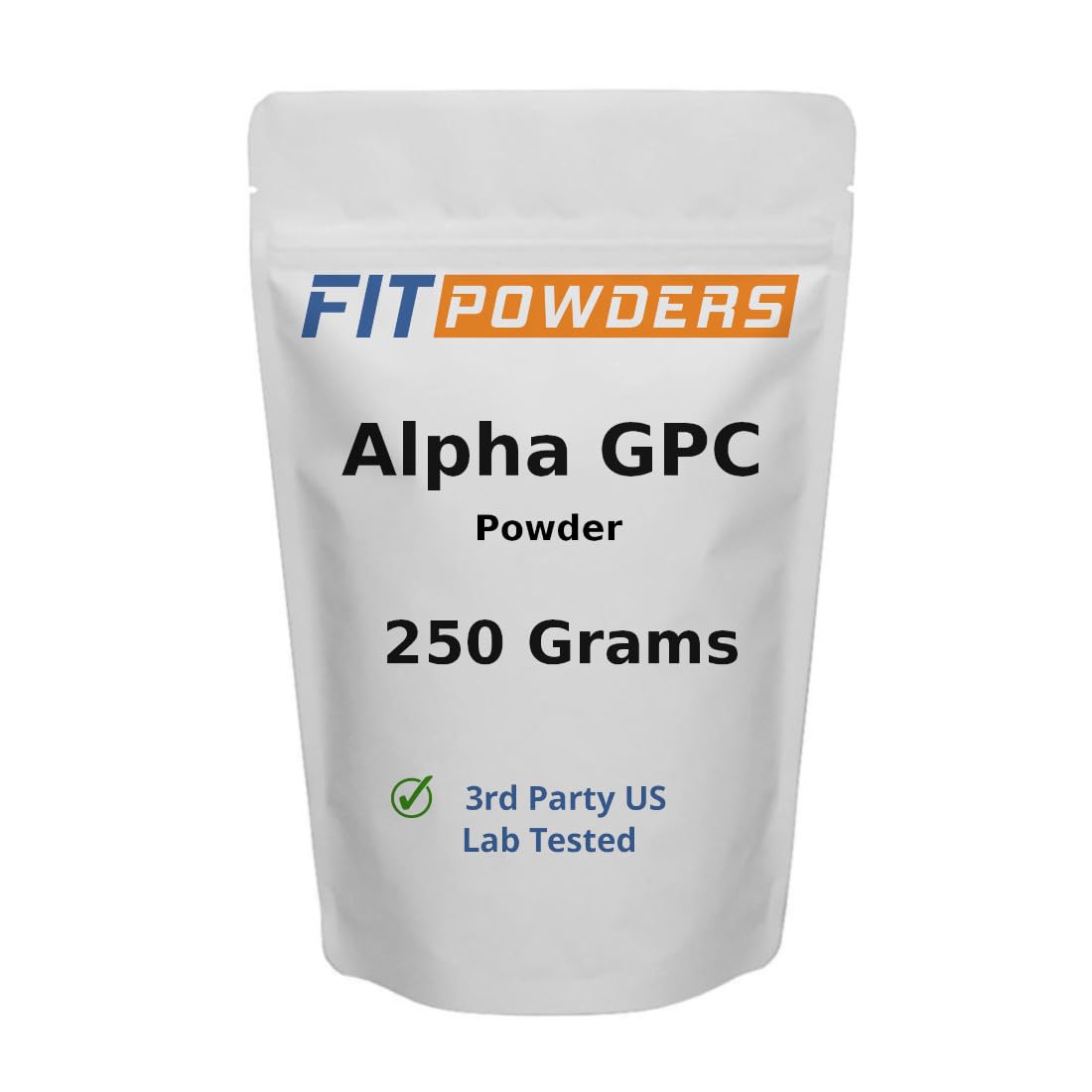 FitPowders Alpha GPC Powder Supplement with Scoop 8.8 oz