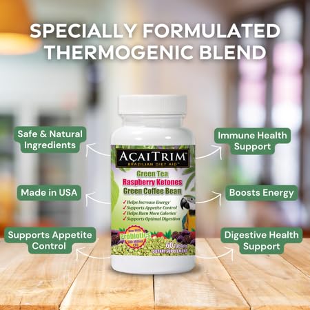 Acai Trim Weight Loss Supplement Capsule 60 Capsules