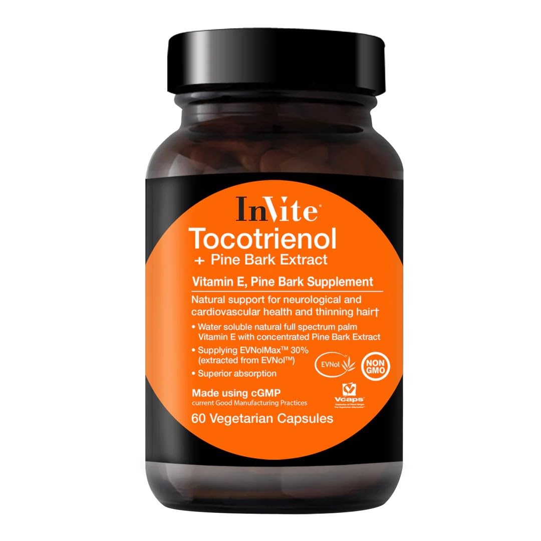 Invite Health Tocotrienal + Pine Bark Extract 60 Capsules
