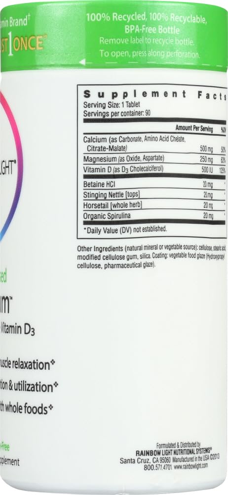 Food-Based Calcium Tablets, 2-Pack