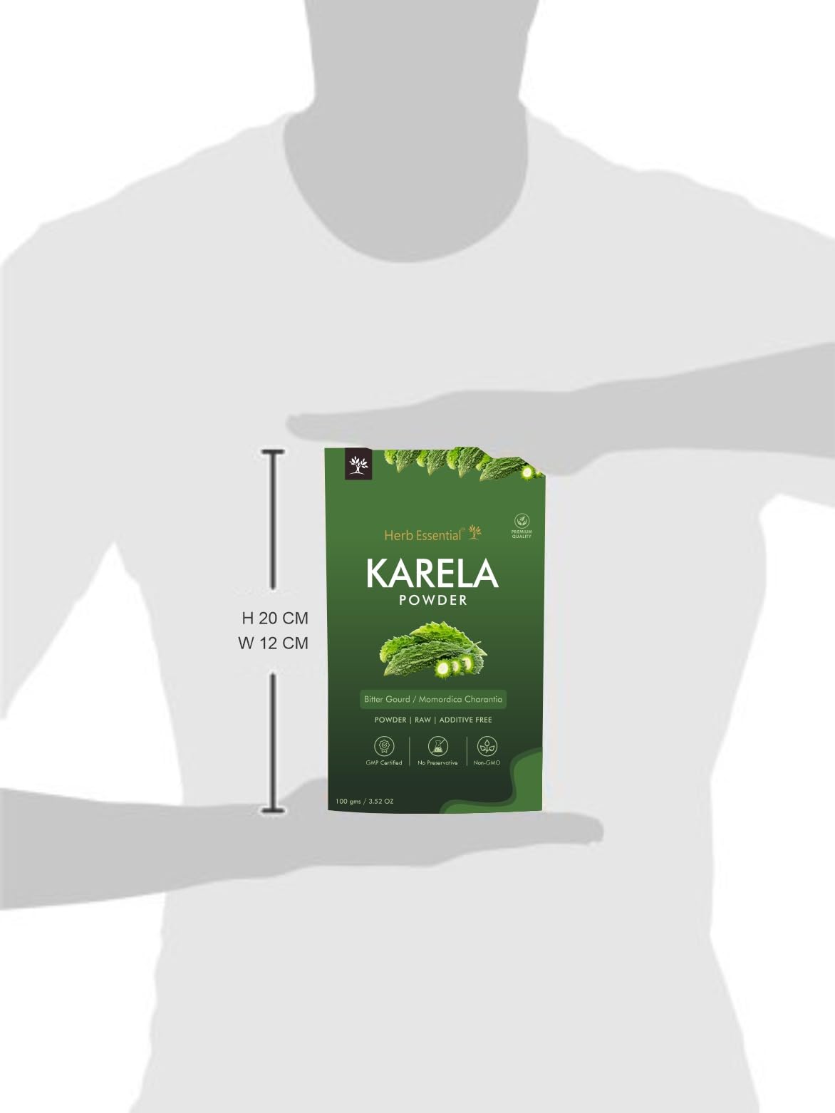 Herb Essential Karela (Bitter Melon) Powder 3.52 oz